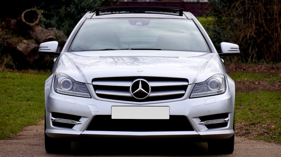Shiny clean luxury car after a premium wash